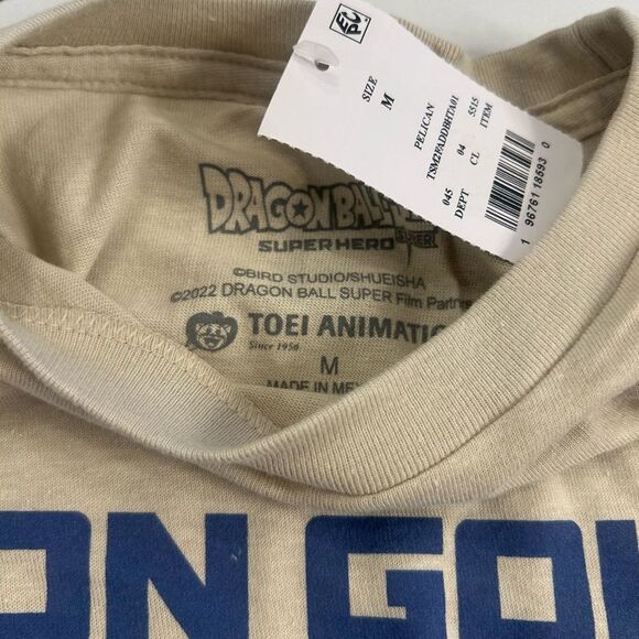 Dragon Ball Super Hero Beige T-Shirt - Picture 3 of 3